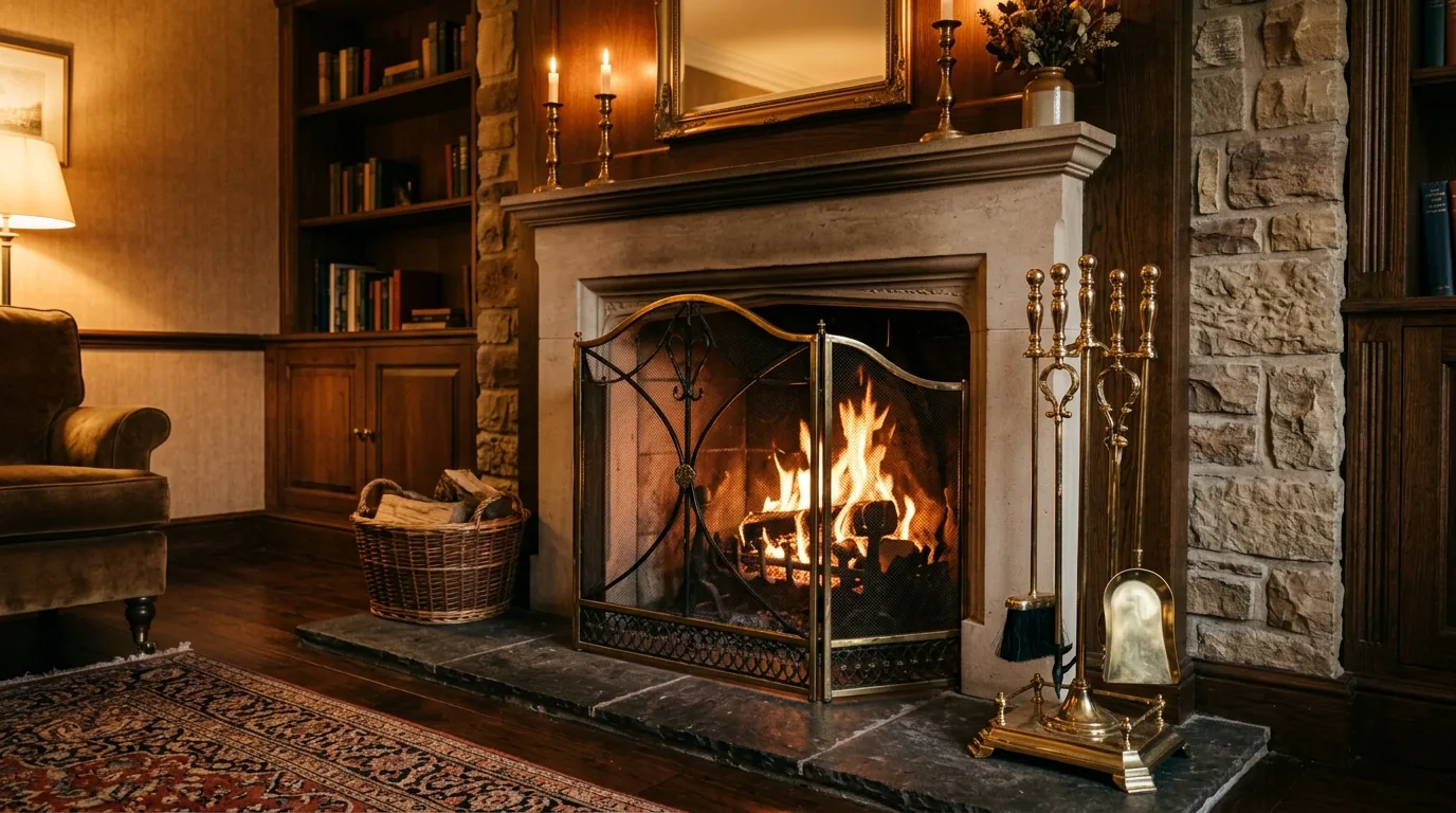 13 Essential Fireplace Accessories Poker Sets and Decorative Screens